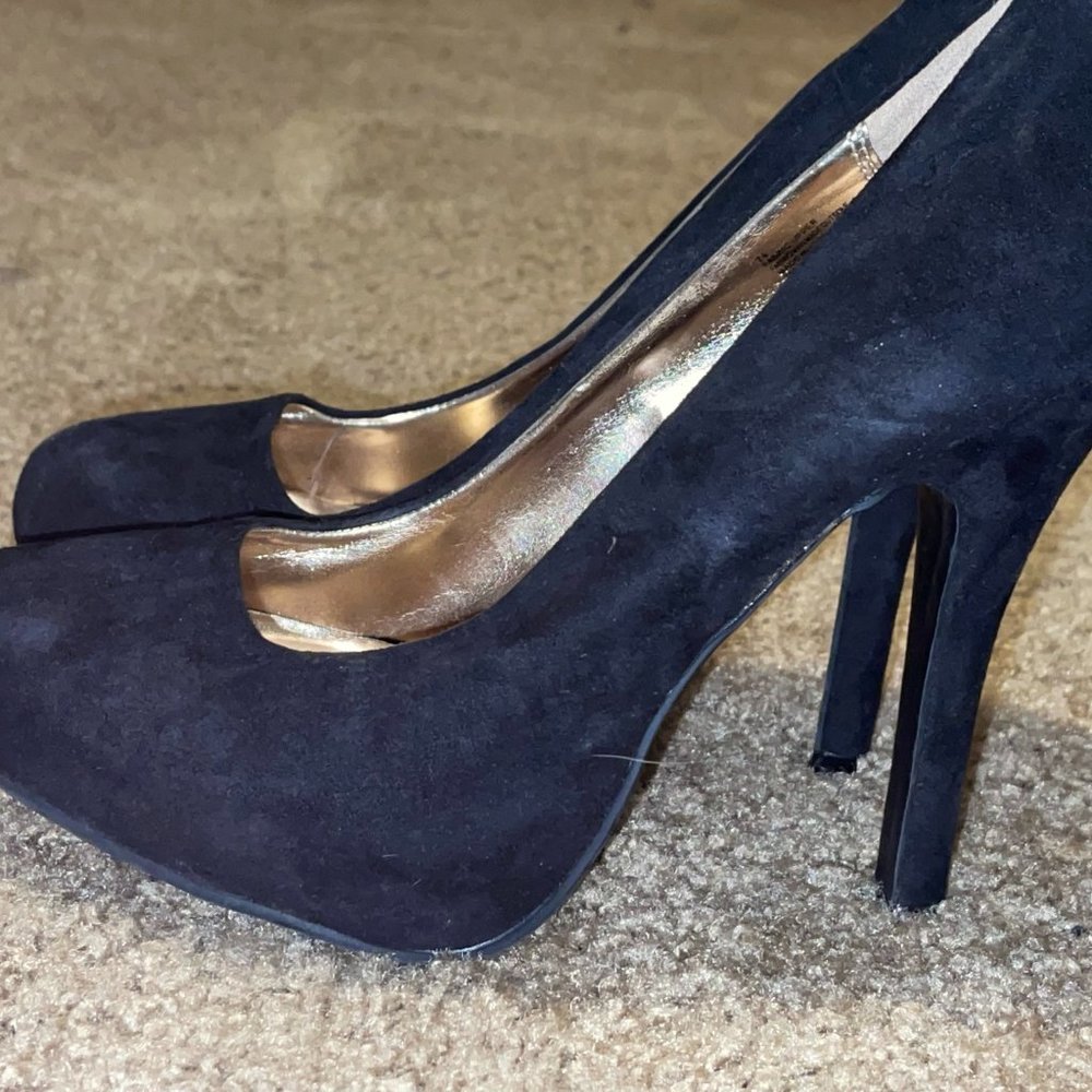 Black high heels